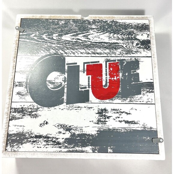 CLUE Rustic Edition Series Game Board Hasbro Collectors Wooden Box Complete - Picture 1 of 14